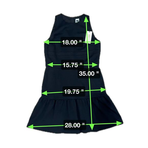 NWT* Missoni Fit & Flare Tulip Knit Dress in Black - Women's 10 (EU 46) - Picture 7 of 11